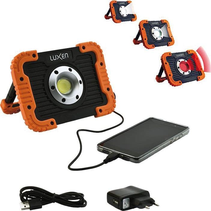 Luxen Proiettore Portatile Ricaricabile, Powerbank, 10 W, 750 Lumen, 3 Modalitãe Di Luce in Faretti BricoGo - Marano di Napoli, commercioVirtuoso.it