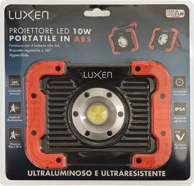Luxen Proiettore Portatile 10 W, 500 Lumen, Luce Naturale in Proiettori BricoGo - Marano di Napoli, commercioVirtuoso.it