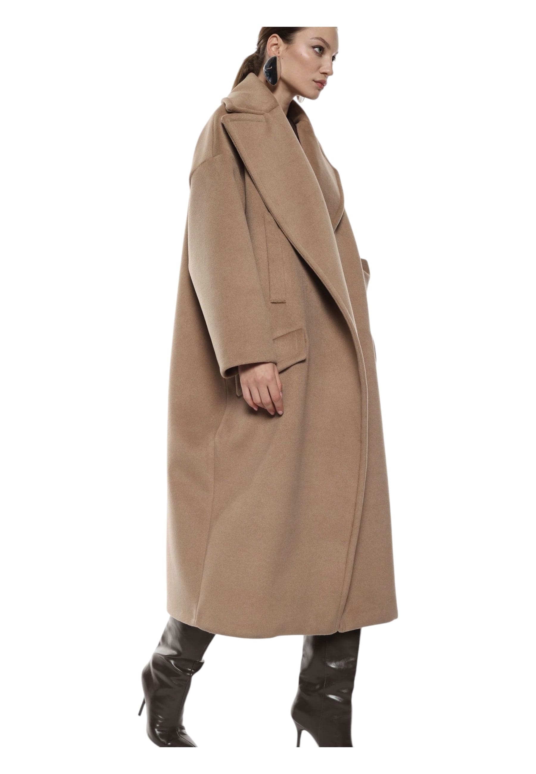 IMPERIAL Cappotto over con maxi revers e tasche Donna Imperial da donna in Cappotti Drestige - Casamassima, commercioVirtuoso.it