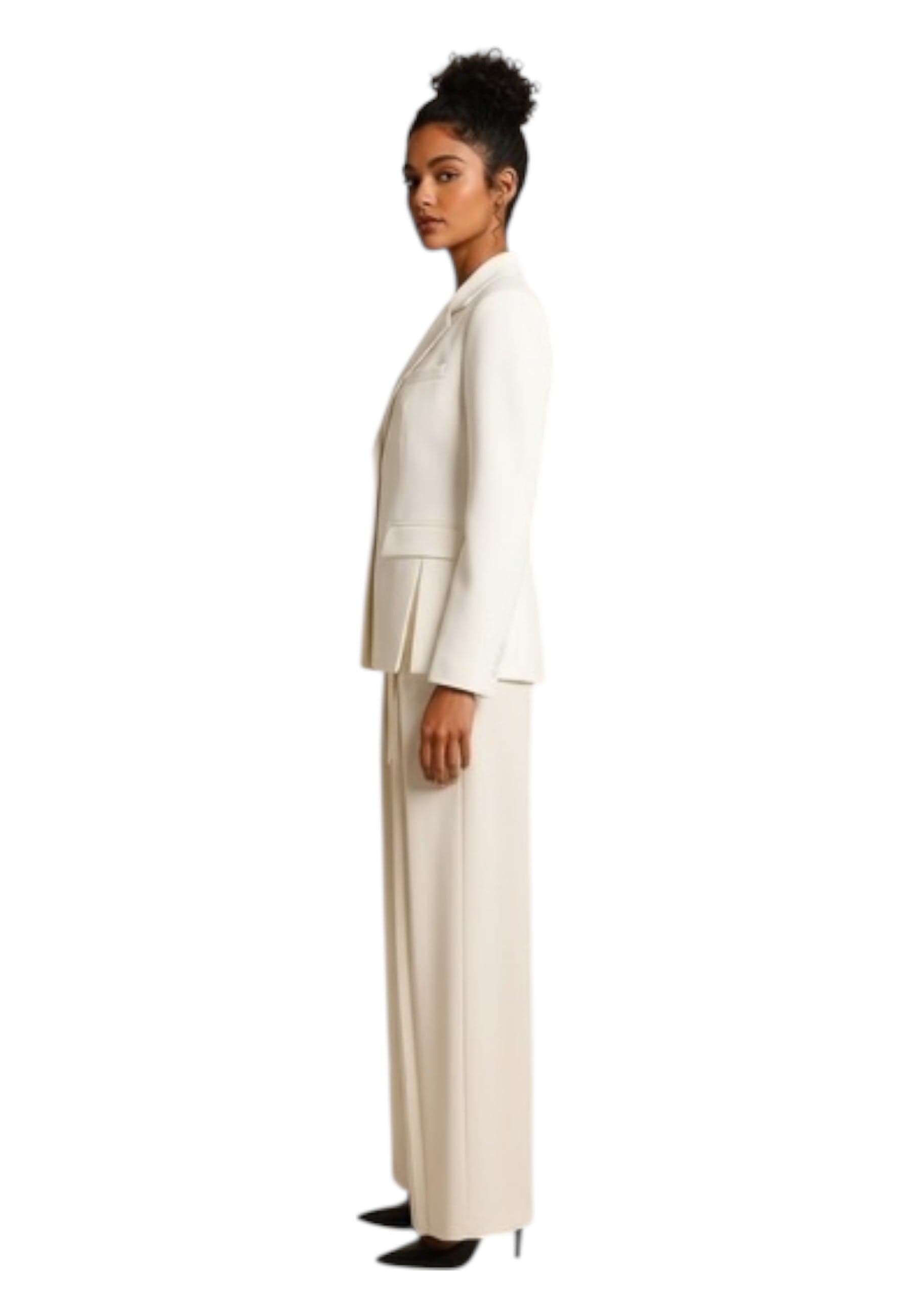 IMPERIAL Blazer monopetto con tasche a filetto e spacchi laterali Donna Imperial da donna in Giacche da abito e blazer Drestige - Casamassima, commercioVirtuoso.it
