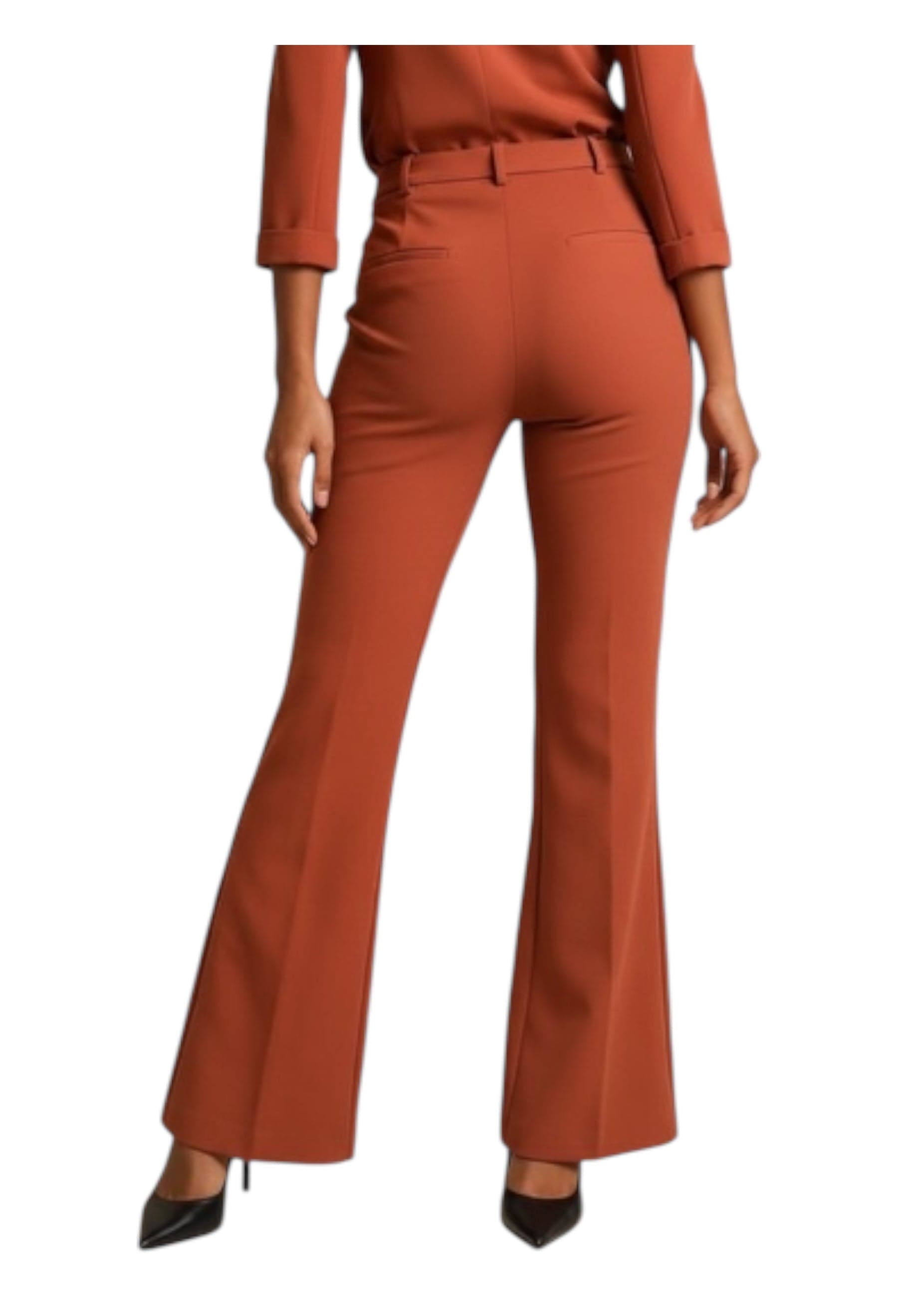 IMPERIAL Pantaloni a zampa vita media Donna Imperial da donna in Pantaloni Drestige - Casamassima, commercioVirtuoso.it