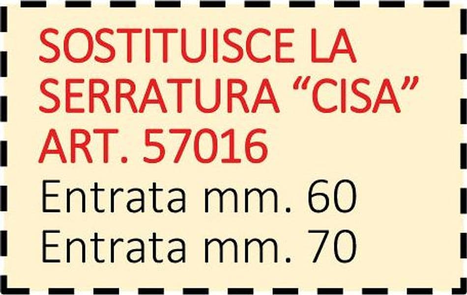 Securemme Serratura Triplice Ad Infilare 4 Mandate 2 Chiavi Dm Art. 2033 E.70 in Serrature a incastro BricoGo - Marano di Napoli, commercioVirtuoso.it