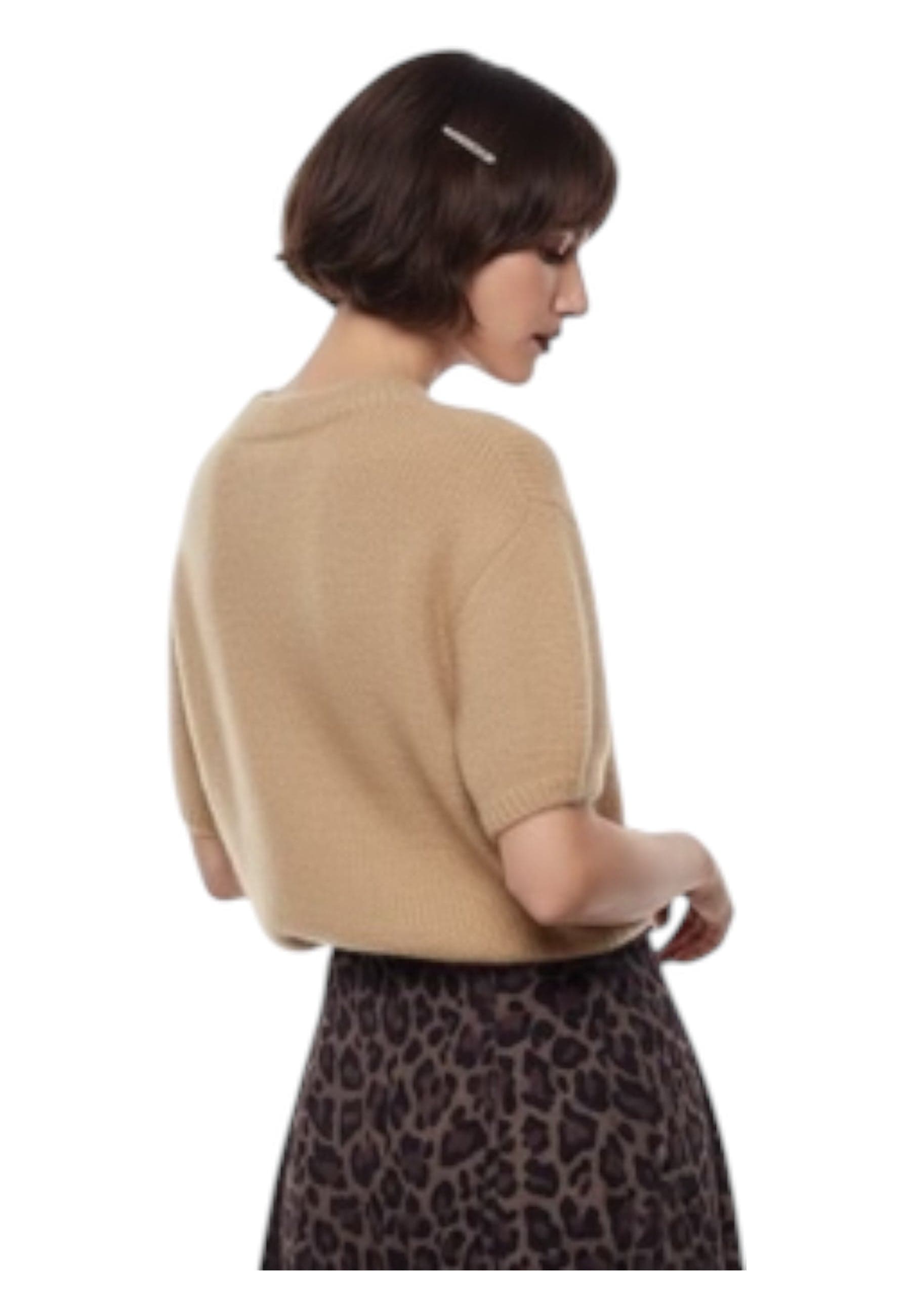 IMPERIAL Maglione maniche corte tinta unita Donna Imperial da donna in Maglioni Drestige - Casamassima, commercioVirtuoso.it