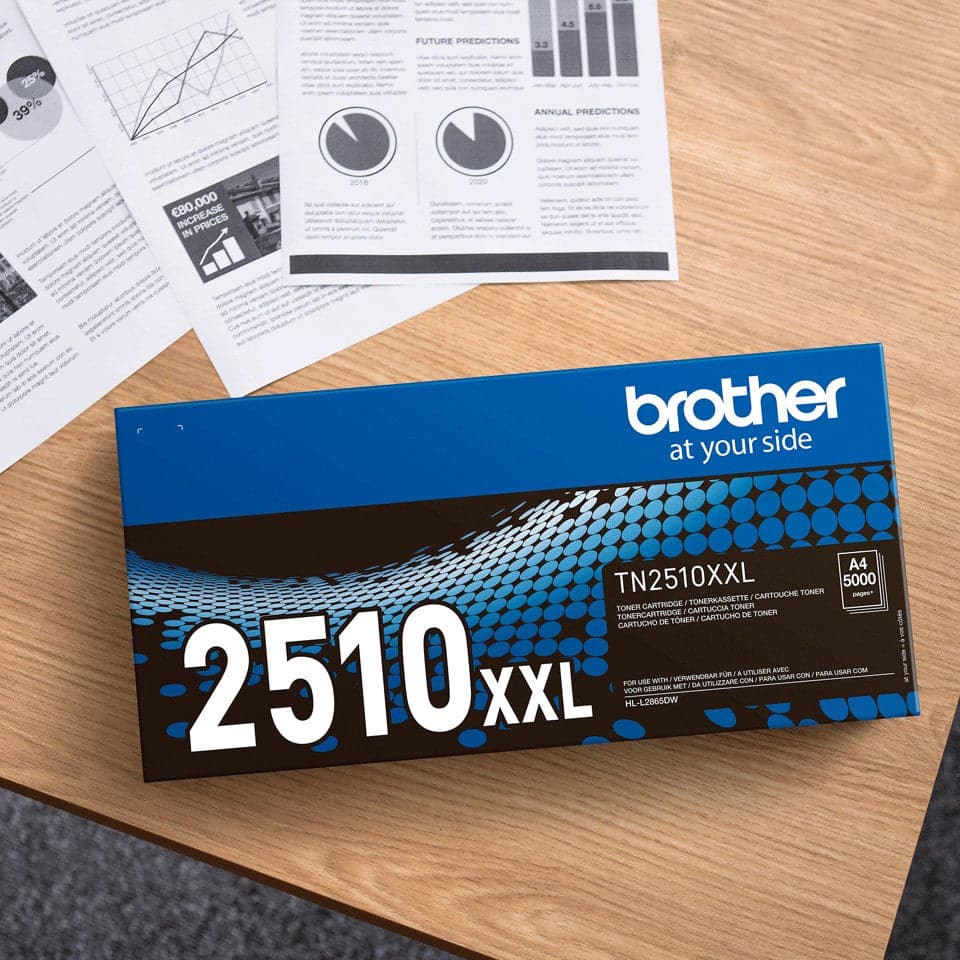 TONER ORIGINALE NERO BROTHER TN-2510XL in  Innovamy.it - Milano, commercioVirtuoso.it