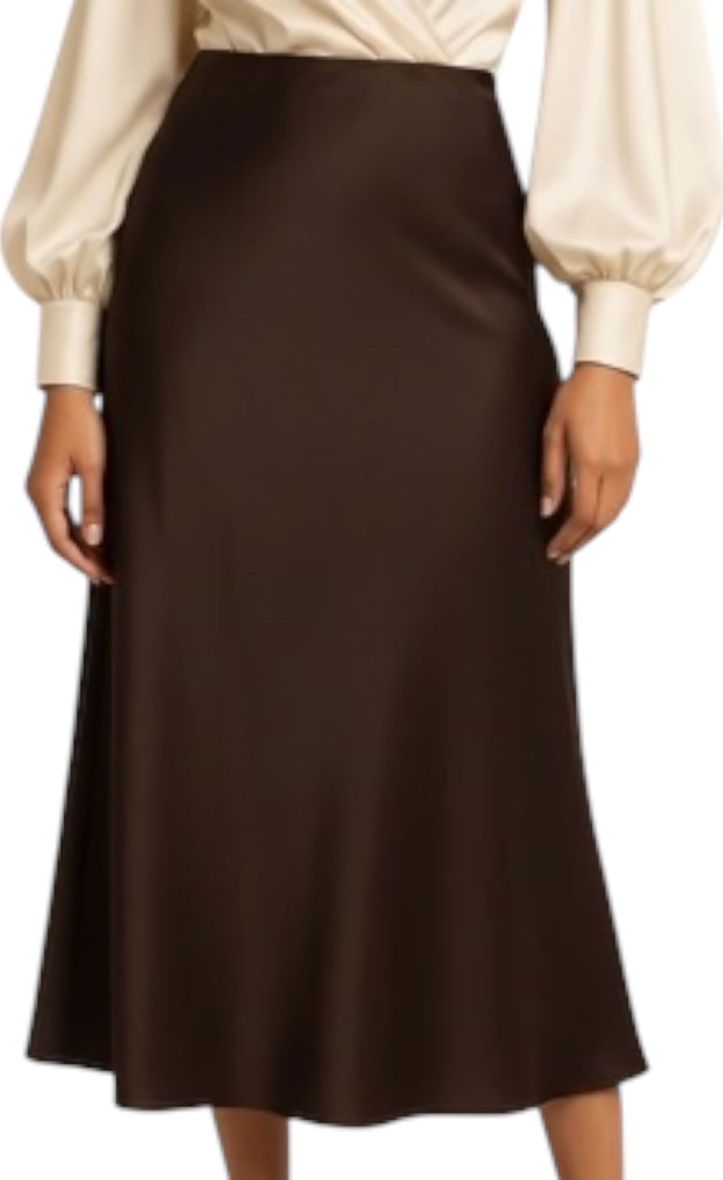 IMPERIAL Gonna lunga svasata tinta unita vita alta Donna Imperial da donna in Gonne Drestige - Casamassima, commercioVirtuoso.it