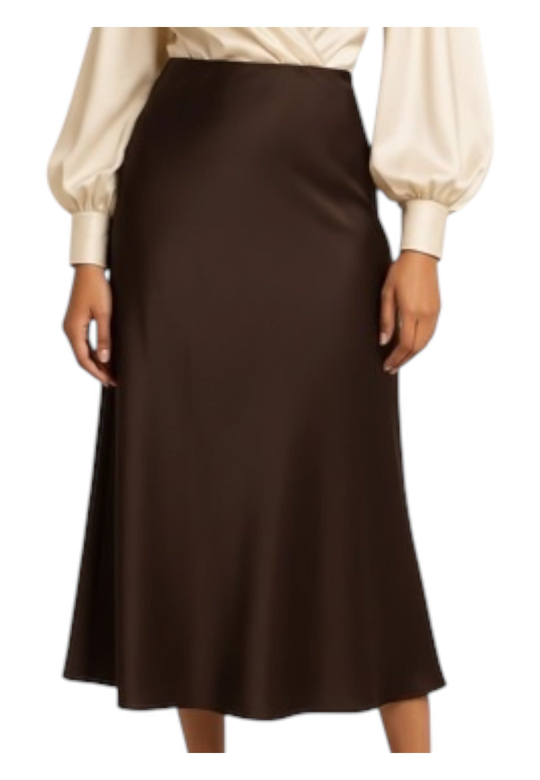 IMPERIAL Gonna lunga svasata tinta unita vita alta Donna Imperial da donna in Gonne Drestige - Casamassima, commercioVirtuoso.it