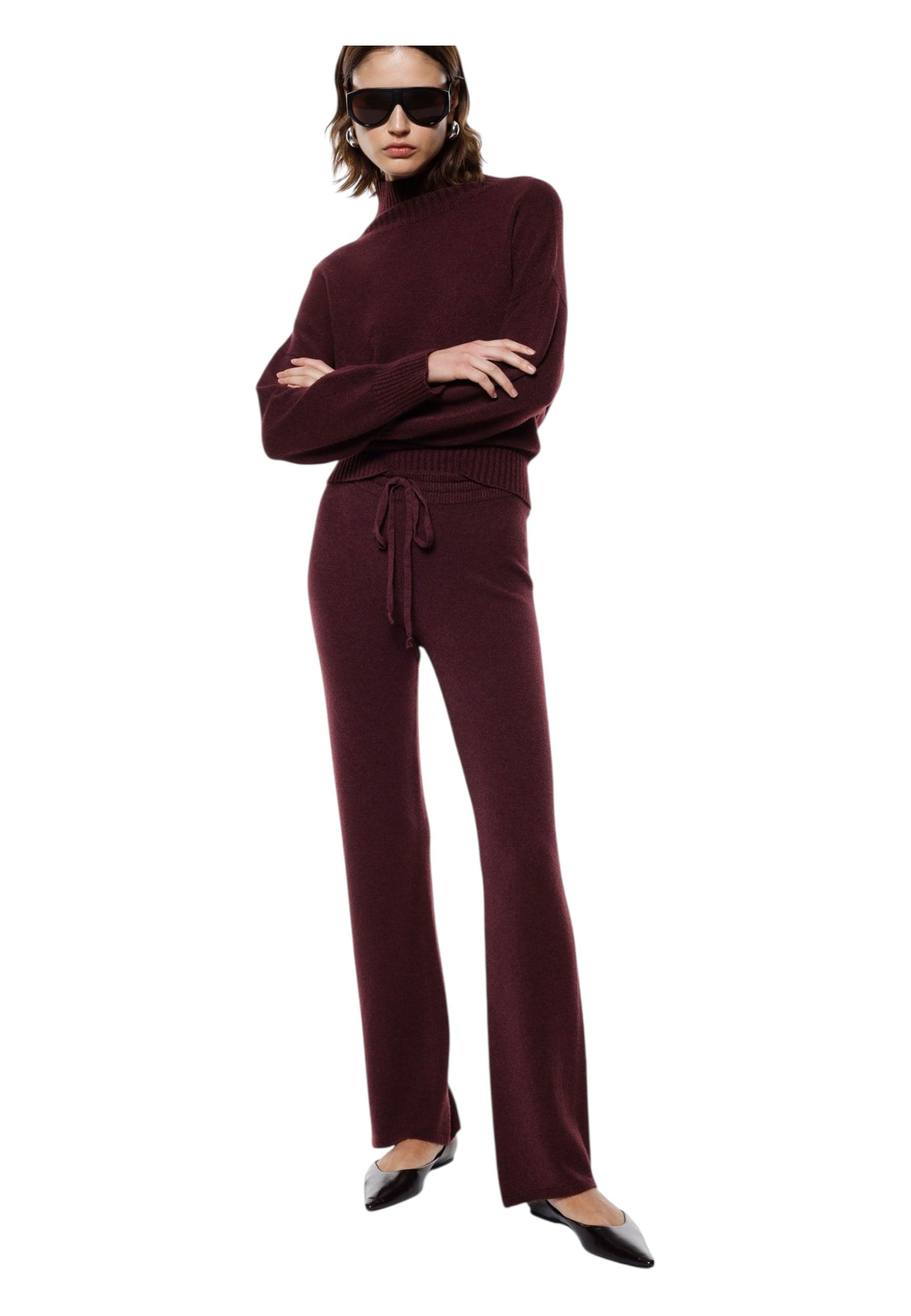 IMPERIAL Pantaloni palazzo vestibilita morbida con cintura a coulisse Donna Imperial da donna in Pantaloni Drestige - Casamassima, commercioVirtuoso.it