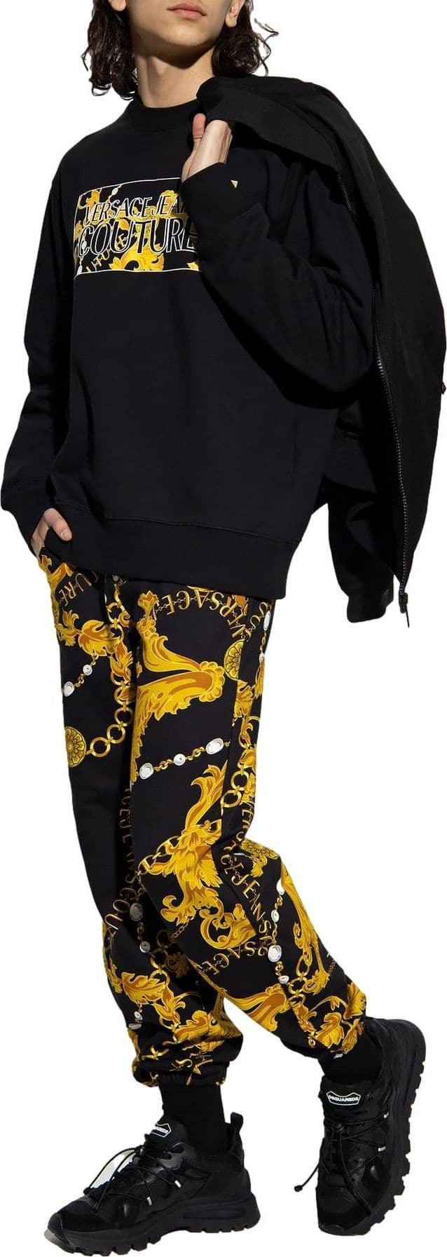 VERSACE JEANS COUTURE FELPA da uomo in Felpe con cappuccio Drestige - Casamassima, commercioVirtuoso.it