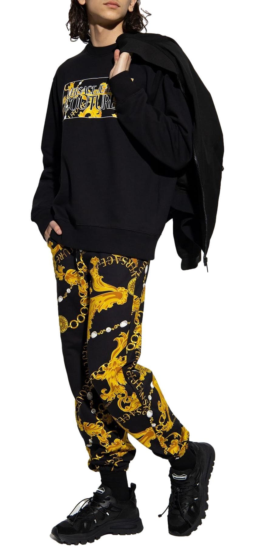 VERSACE JEANS COUTURE FELPA da uomo in Felpe con cappuccio Drestige - Casamassima, commercioVirtuoso.it