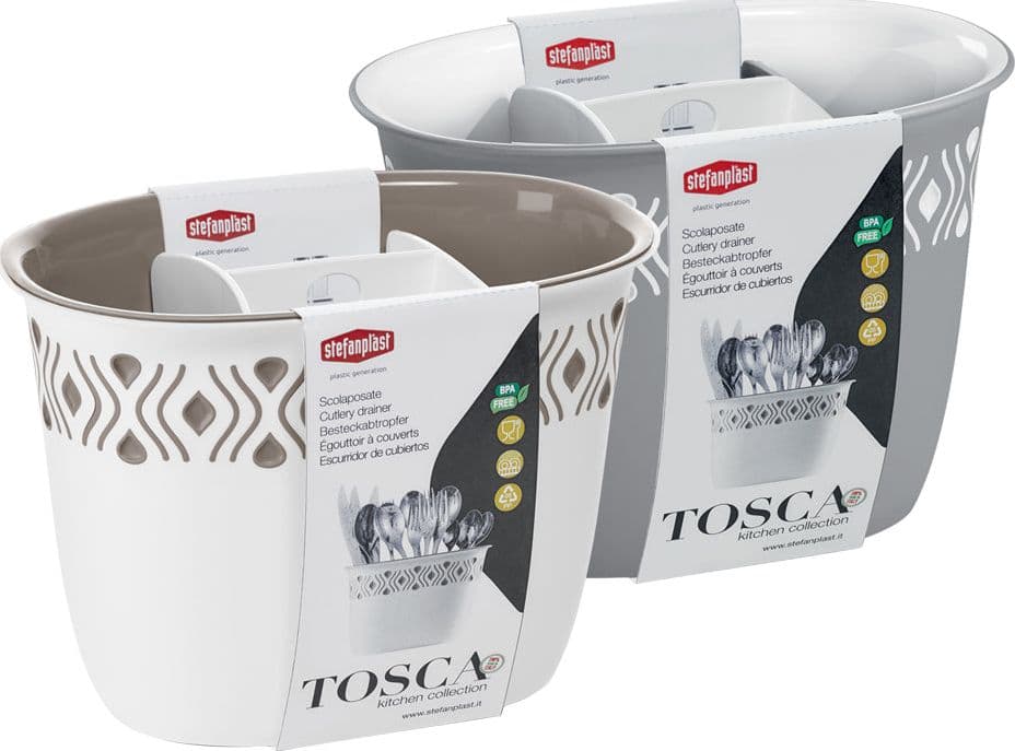 Scolaposate Stefanplast Tosca Bianco Tortora