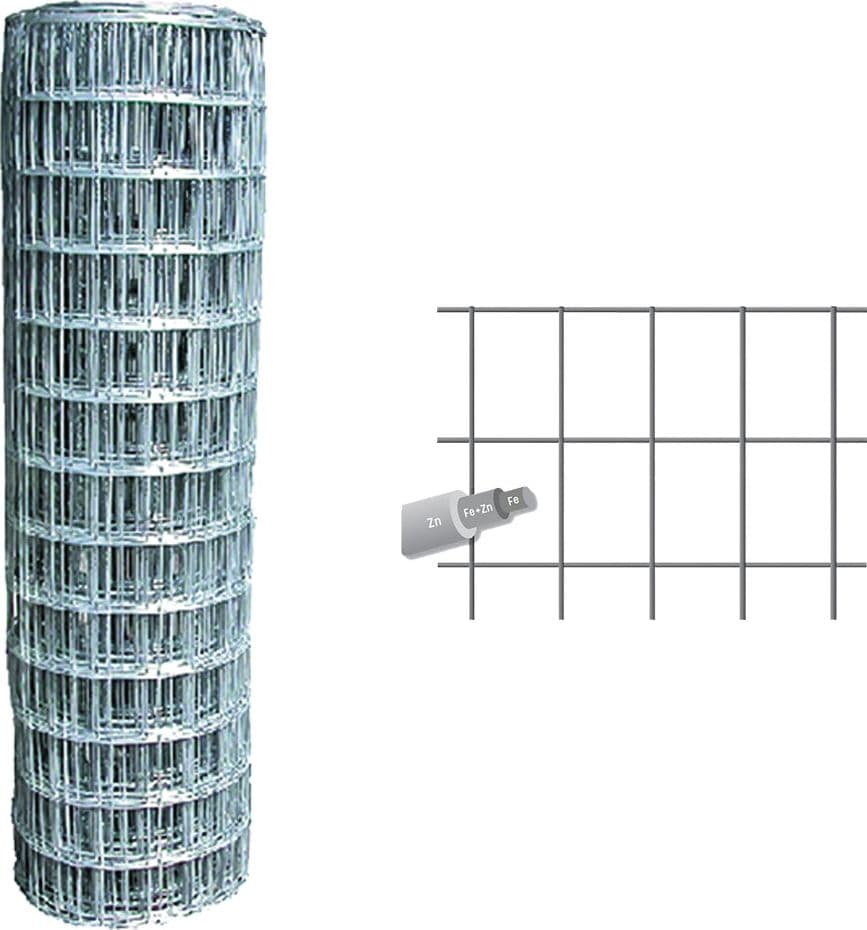 Rete Elettrosaldata Zincata Cm 150 - Seconda Scelta - Bricogo