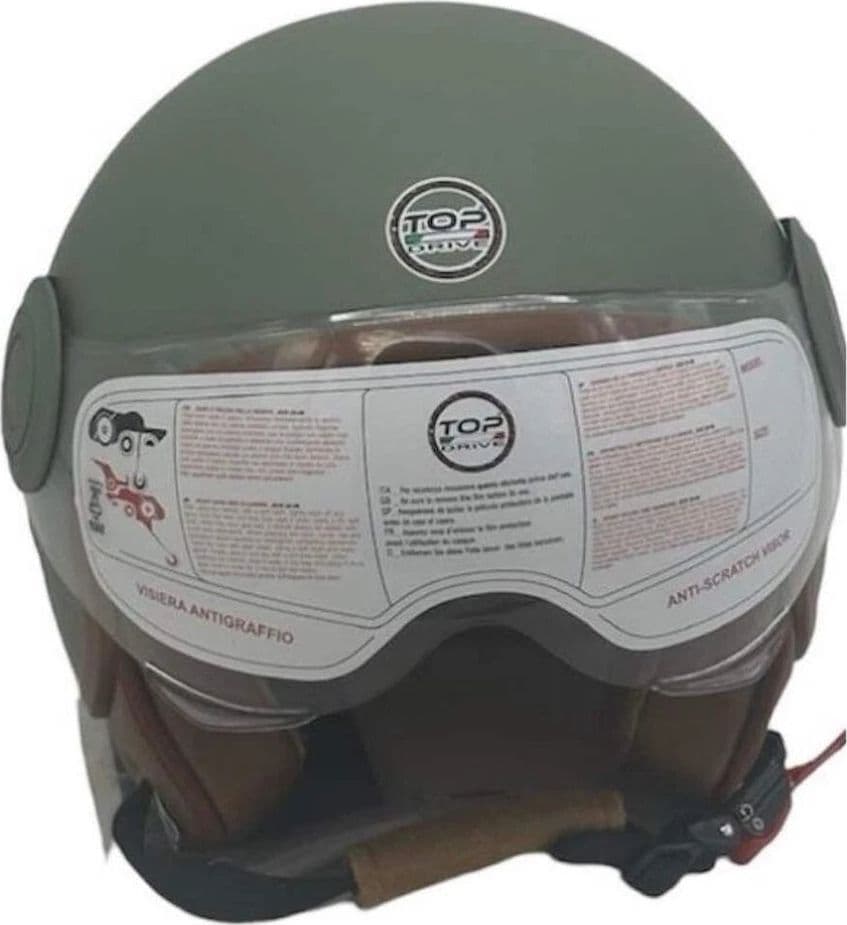 Casco Per Moto 'Sirio Matt' Verde - Tg. L - Bricogo in Jet e Demi-Jet BricoGo - Marano di Napoli, commercioVirtuoso.it