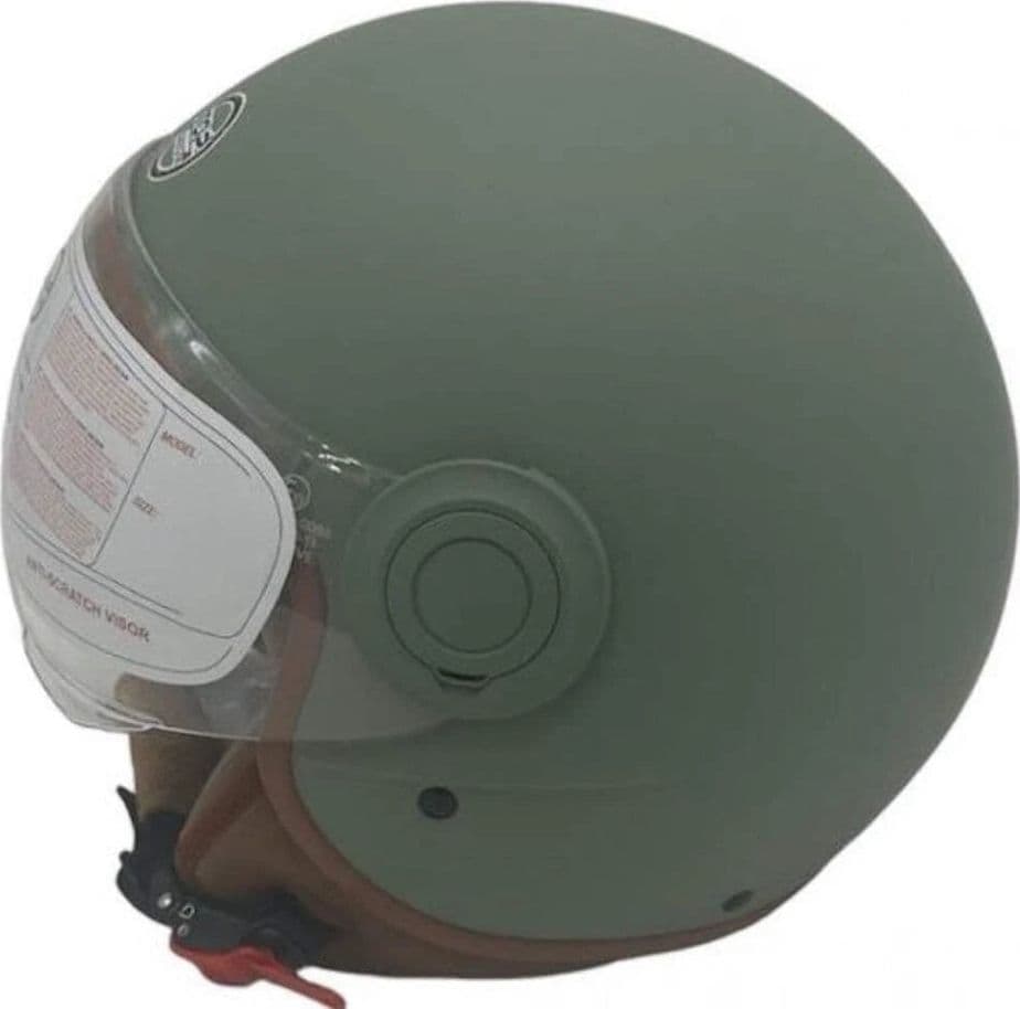 Casco Per Moto 'Sirio Matt' Verde - Tg. L - Bricogo in Jet e Demi-Jet BricoGo - Marano di Napoli, commercioVirtuoso.it