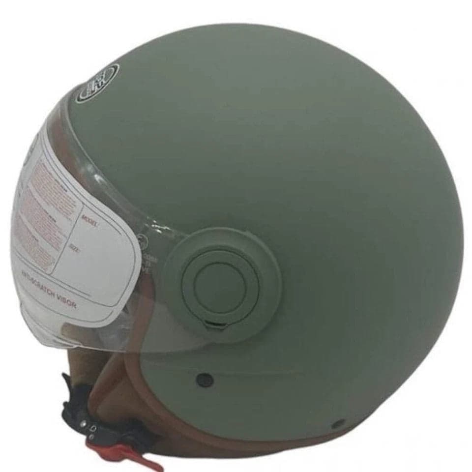 Casco Per Moto 'Sirio Matt' Verde - Tg. L - Bricogo in Jet e Demi-Jet BricoGo - Marano di Napoli, commercioVirtuoso.it