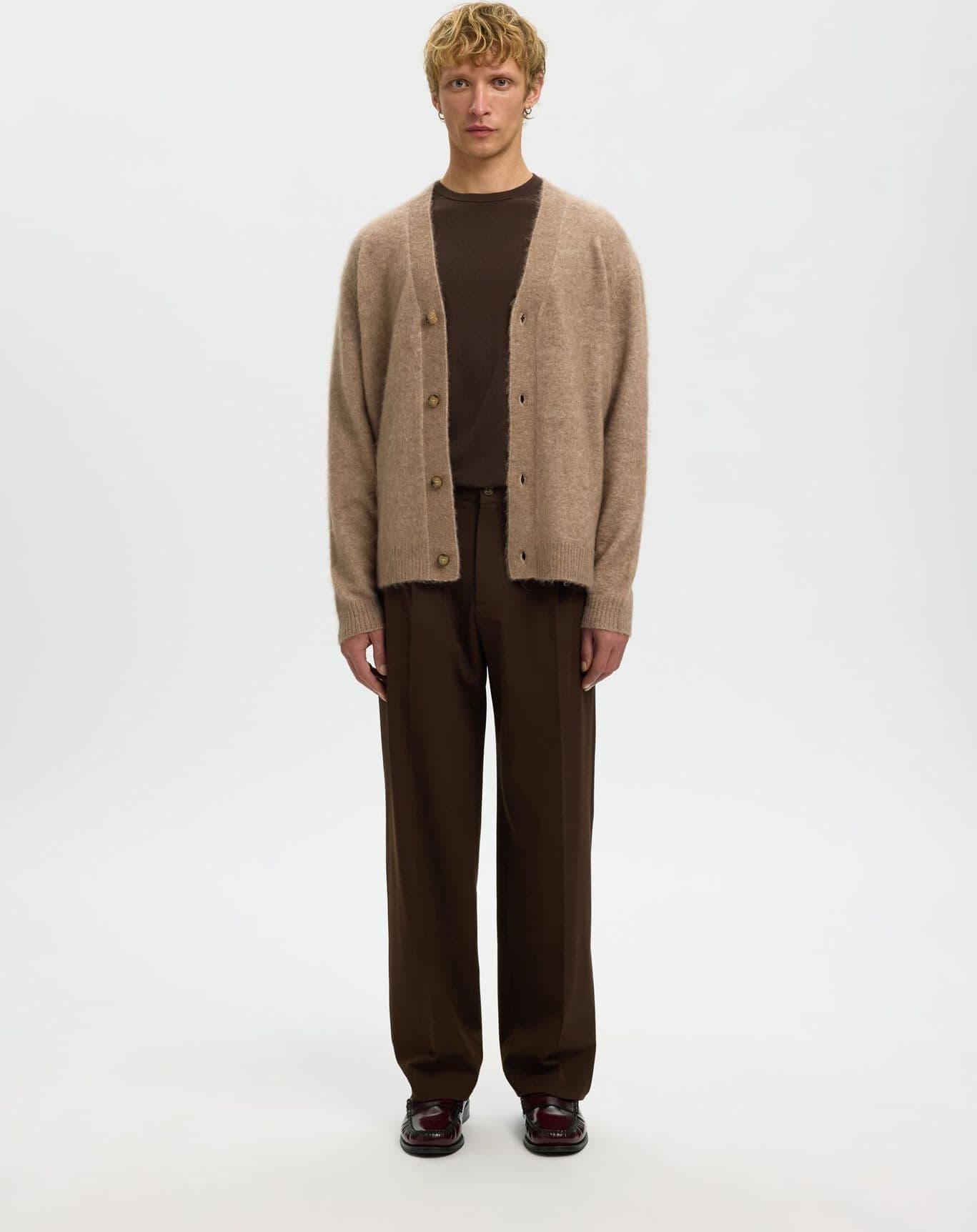 SELECTED CARDIGAN Uomo Selected SLHRAI BRUSHED LS KNIT RELAXED CARDIGAN da uomo in Cardigan Drestige - Casamassima, commercioVirtuoso.it