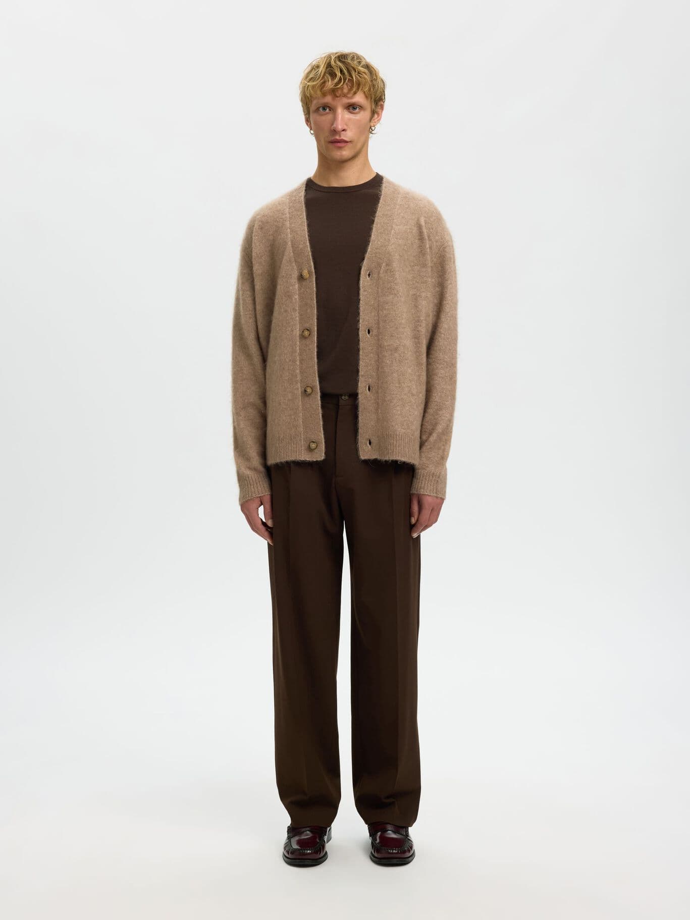 SELECTED CARDIGAN Uomo Selected SLHRAI BRUSHED LS KNIT RELAXED CARDIGAN da uomo in Cardigan Drestige - Casamassima, commercioVirtuoso.it