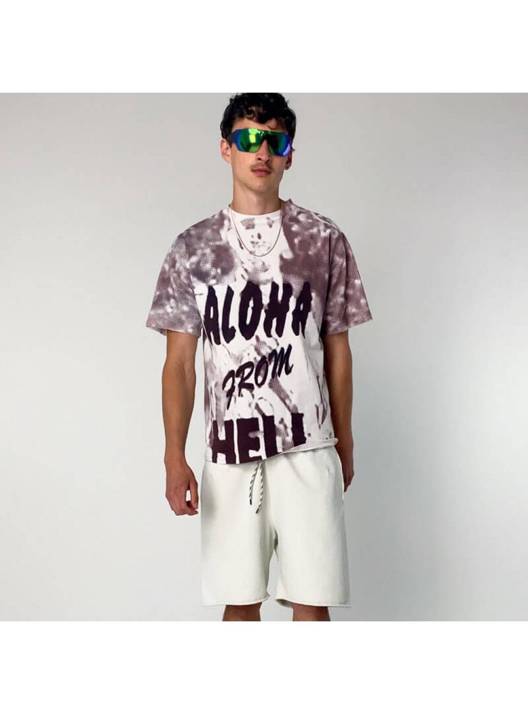 ARIES Aloha From Hel Full Bleed Ss da uomo in Collane Drestige - Casamassima, commercioVirtuoso.it