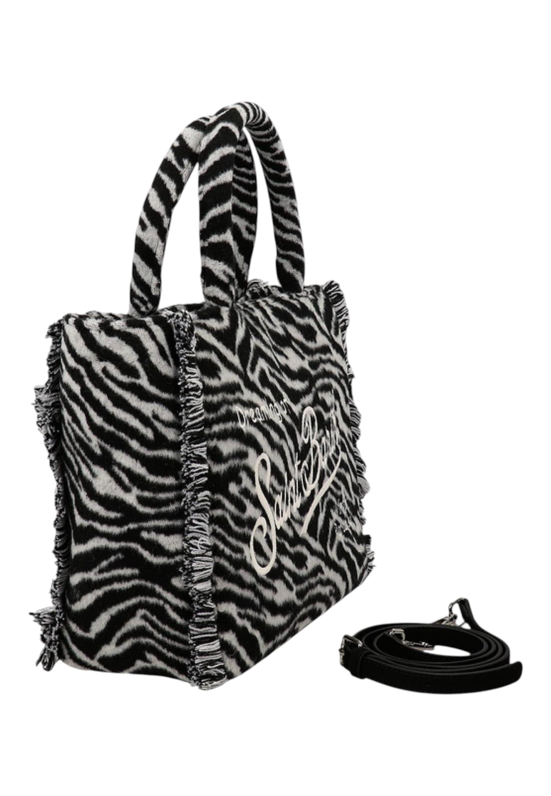 MC2 SAINT BARTH Borsa Colette in feltro stampa zebrata Donna MC2 Saint Barth da donna in Borse a spalla Drestige - Casamassima, commercioVirtuoso.it