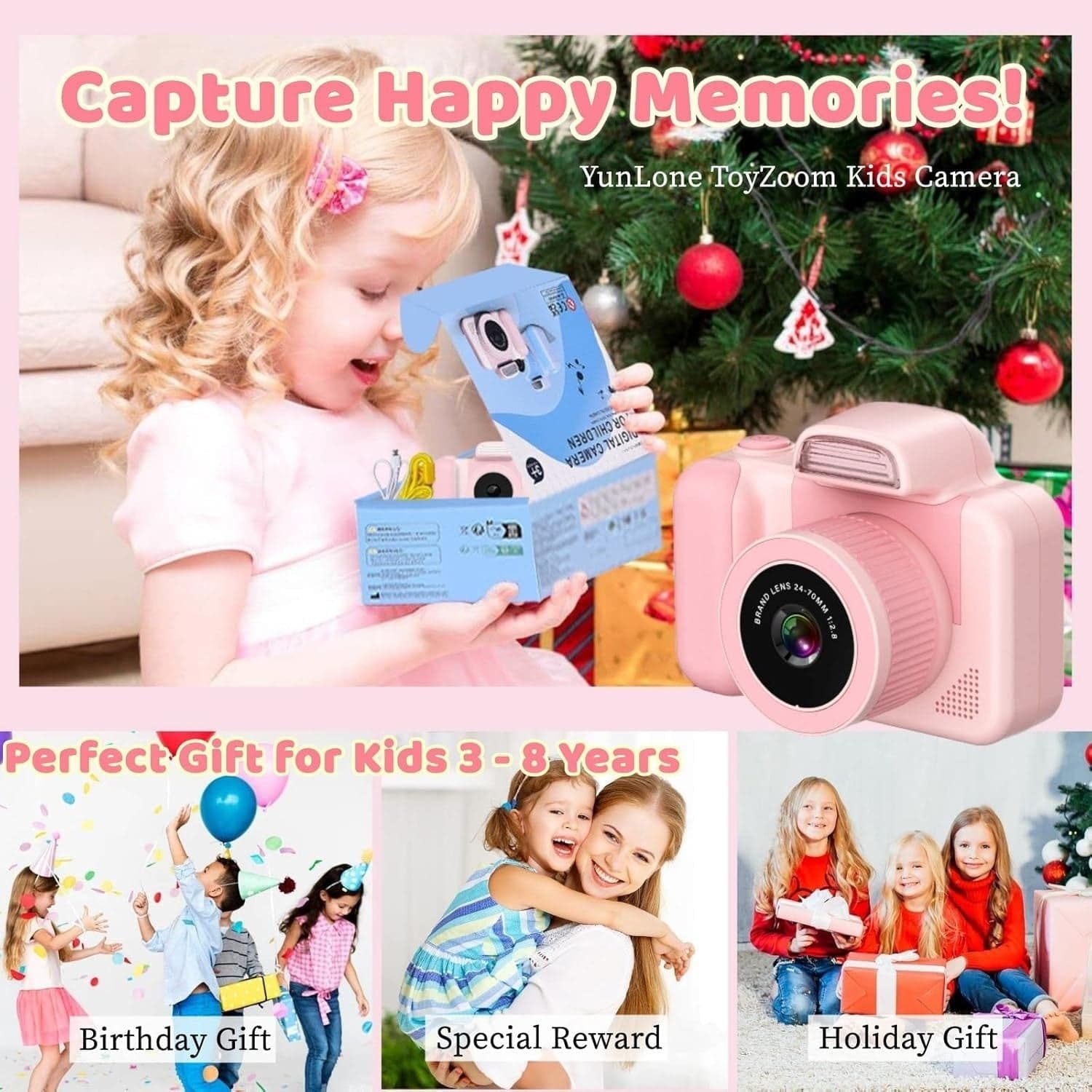 Macchina Fotografica per Bambini 12MP Mini SLR Selfie Fotocamera Bambina in Fotocamere digitali CL Store - Battipaglia, commercioVirtuoso.it