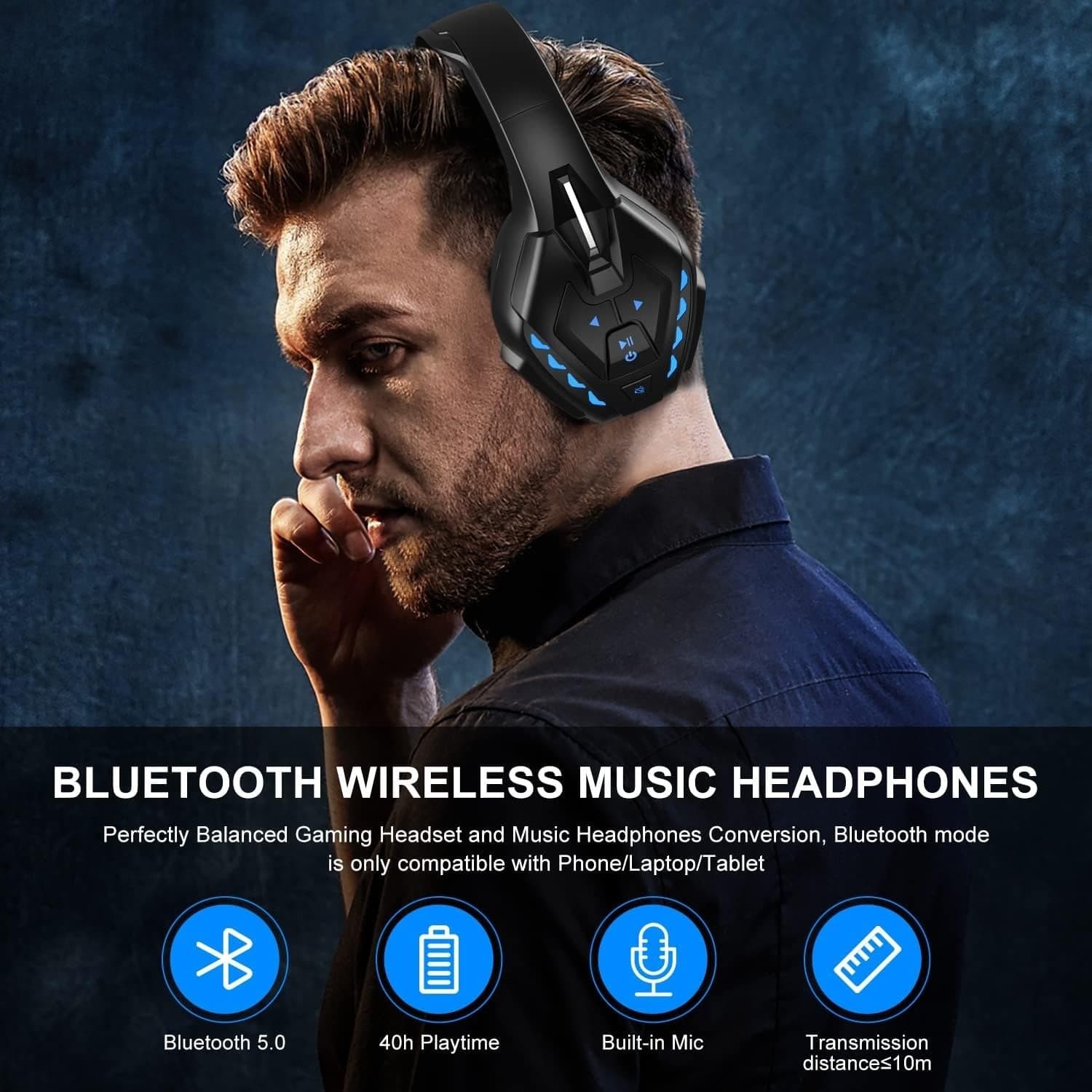 Cuffie da gioco PHOINIKAS PS5 per PS4, PC, Switch, cuffie Q10 Xbox One con audio in Cuffie gaming CL Store - Battipaglia, commercioVirtuoso.it