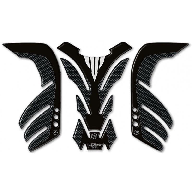 KIT ADESIVI 3D PROTEZIONI LATERALI E SERBATOIO COMPATIBILI CON YAMAHA FZ-09 in Paraserbatoio LabelBike - Bibbiano, commercioVirtuoso.it