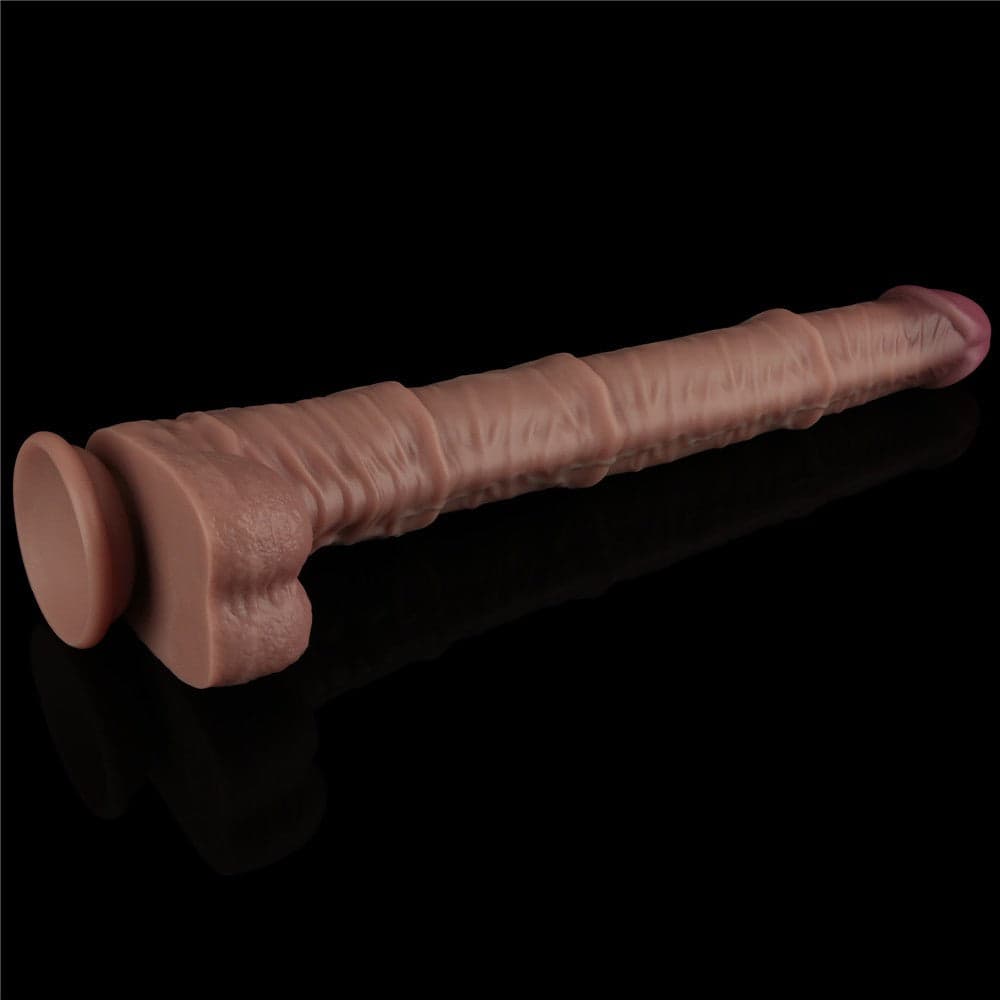 LOVETOY Pene dildo gigante in silicone a doppia densità XXL color carne cm 40 in Dildo realistici Kondorama - Martinsicuro, commercioVirtuoso.it
