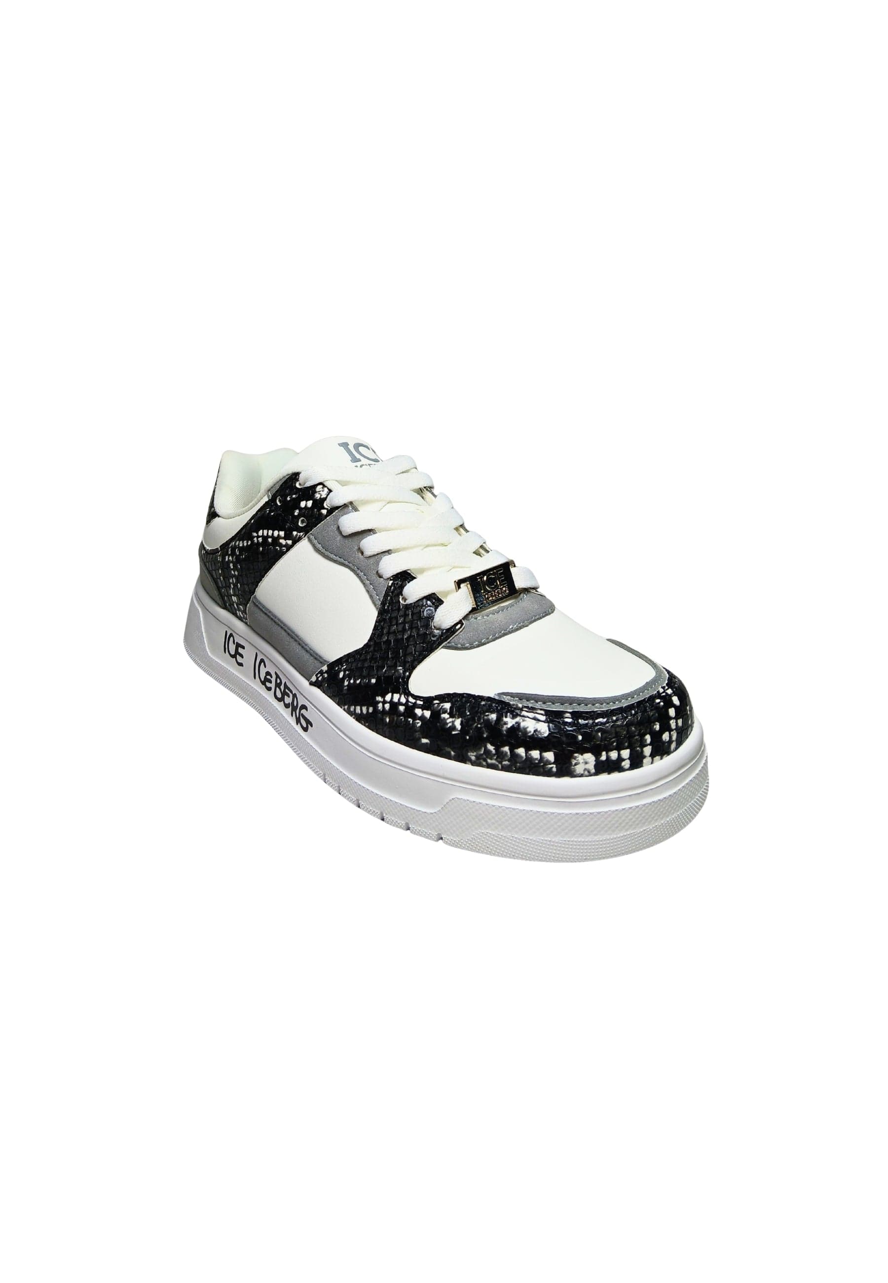 ICEBERG Scarpe Adulto unisex Iceberg Sneakers basse, stampa serpente, brand logo laterale. da uomo in Sneaker casual Drestige - Casamassima, commercioVirtuoso.it