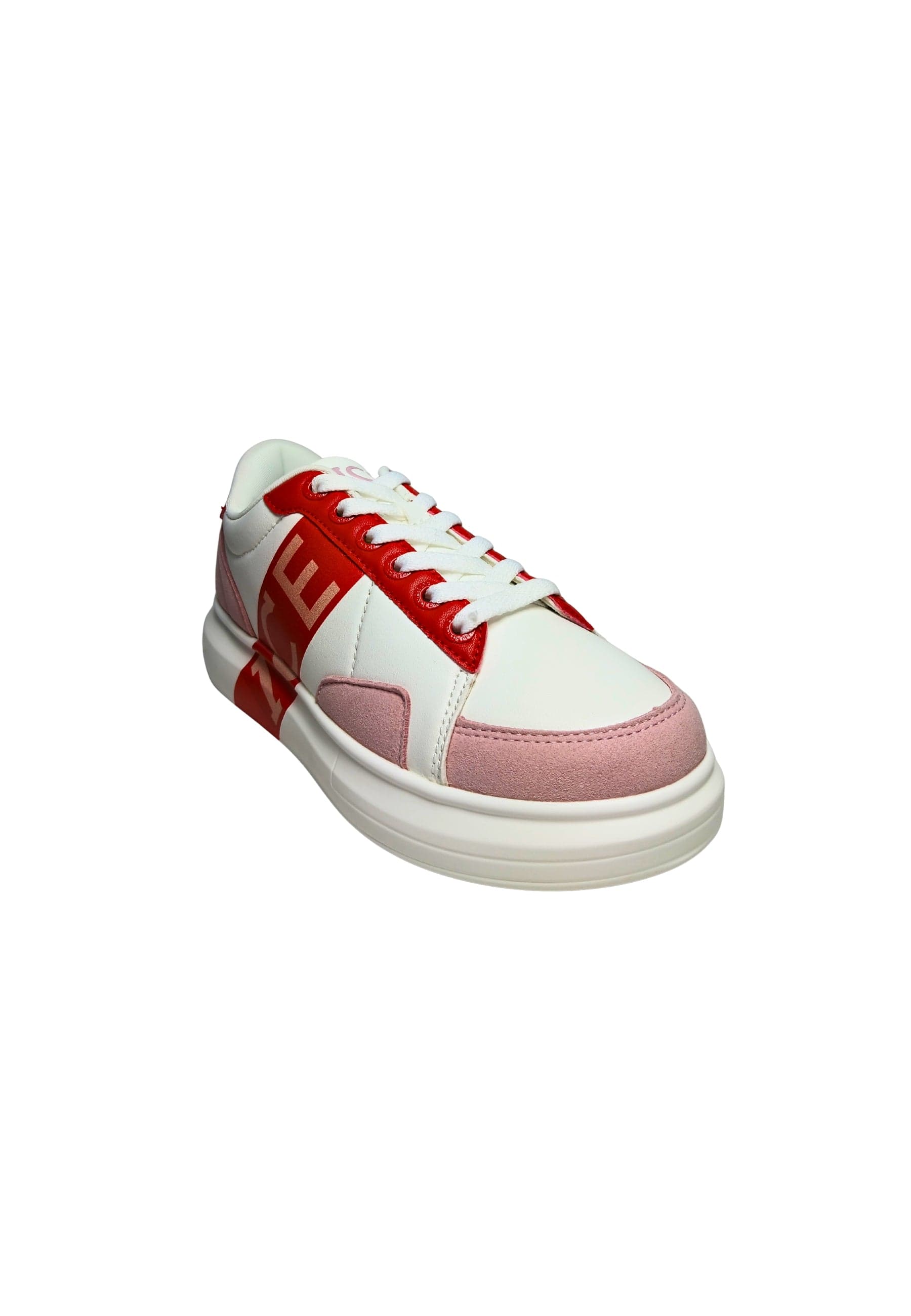 ICEBERG Scarpe Adulto unisex Iceberg Sneakers alte multicolor red. Fascia laterale con brand logo. da uomo in Sneaker casual Drestige - Casamassima, commercioVirtuoso.it