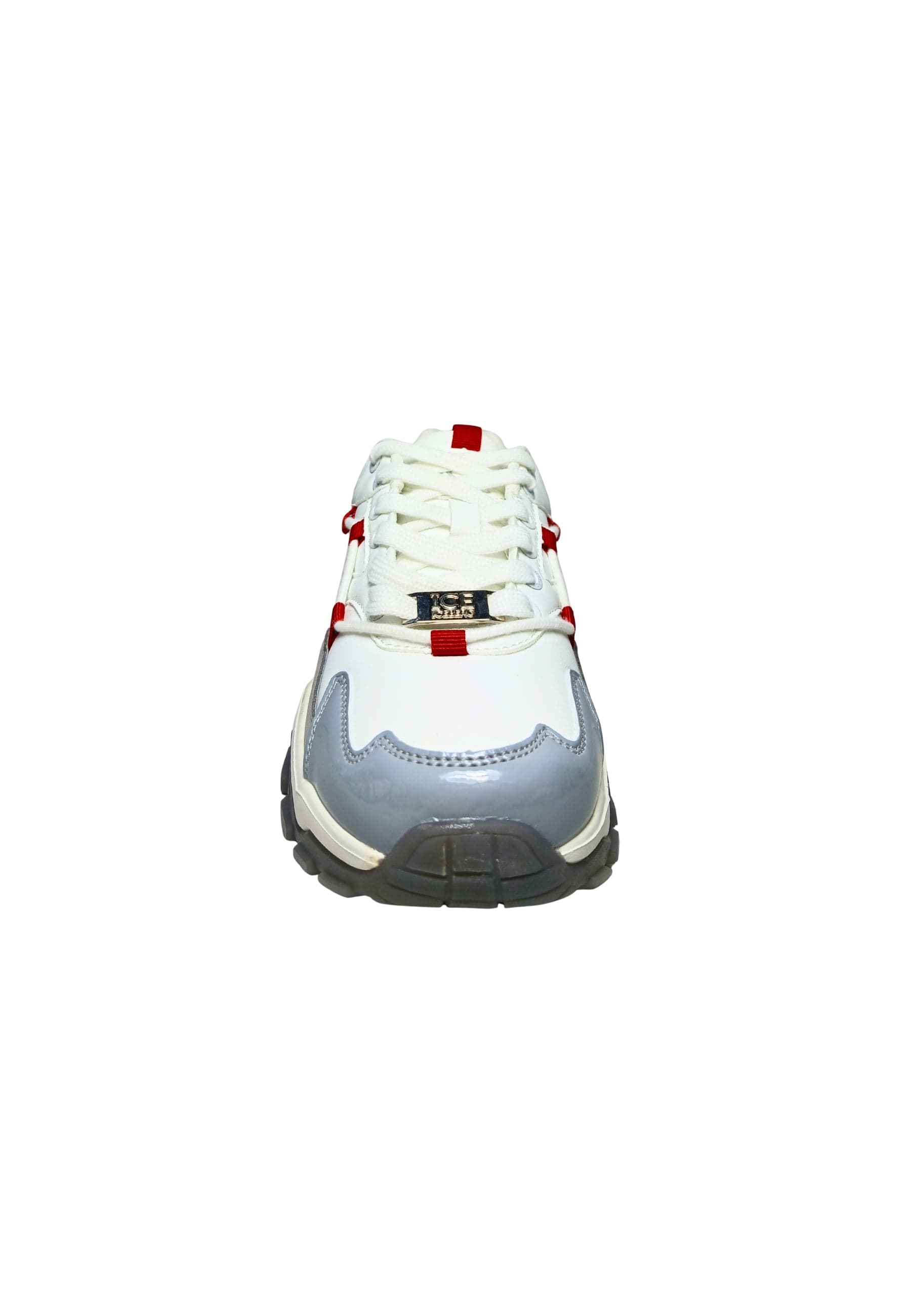 ICEBERG Scarpe Adulto unisex Iceberg Sneakers sportiva. Tomaia in pelle, inserti in camoscio. Dettagli rossi. da uomo in Sneaker casual Drestige - Casamassima, commercioVirtuoso.it