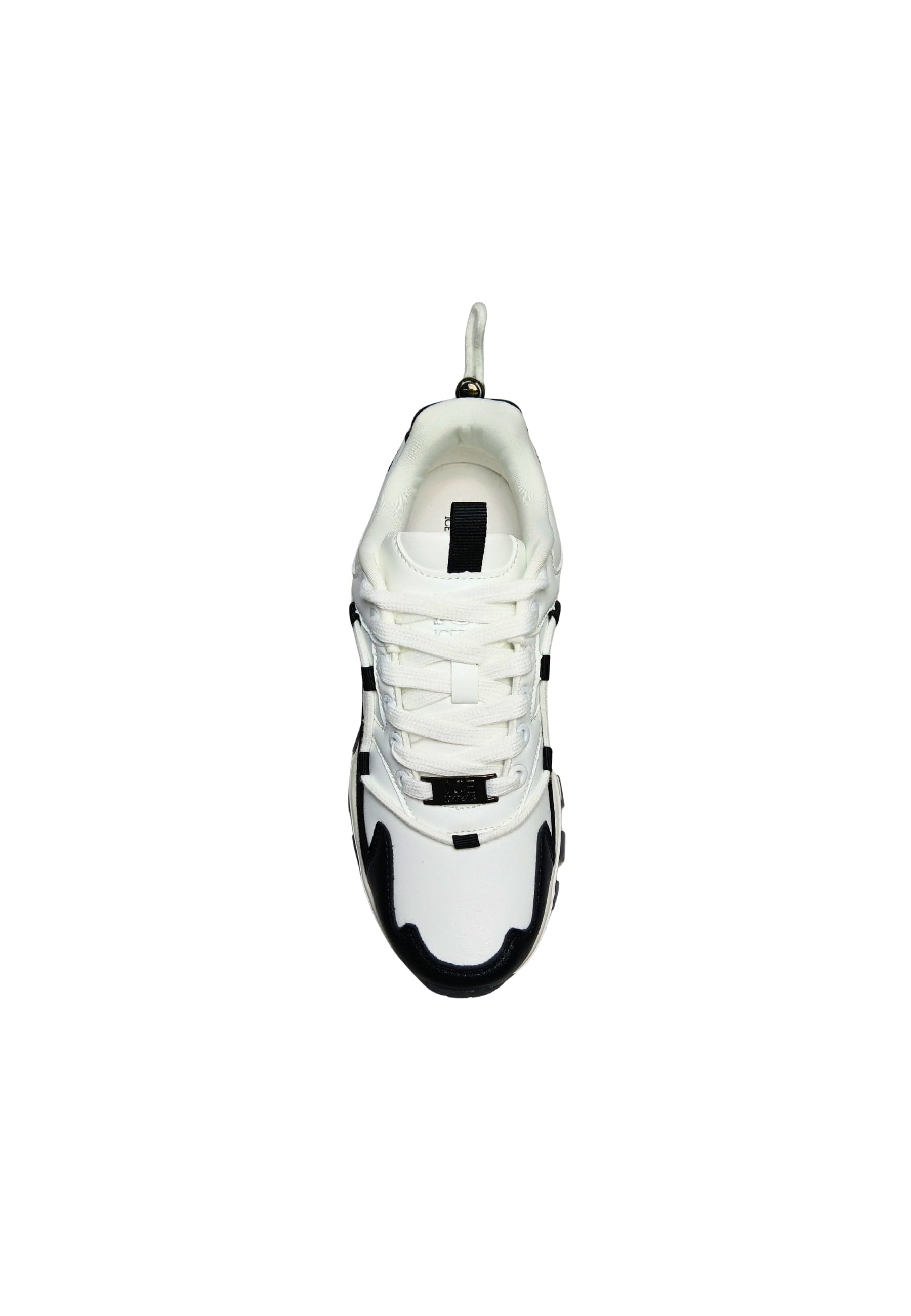 ICEBERG Scarpe Adulto unisex Iceberg Sneakers sportiva. Tomaia in pelle, inserti in camoscio. Dettagli white/black da uomo in Sneaker casual Drestige - Casamassima, commercioVirtuoso.it