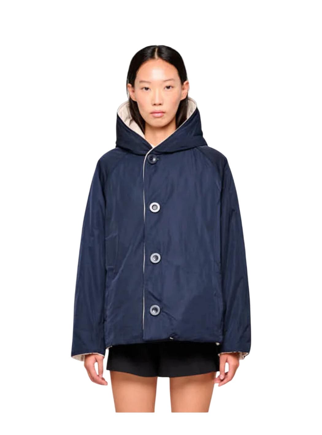 OOF 9006 1005 Donna Reversibile Corto Panna Blu da donna in Giacche sportive e tecniche Drestige - Casamassima, commercioVirtuoso.it