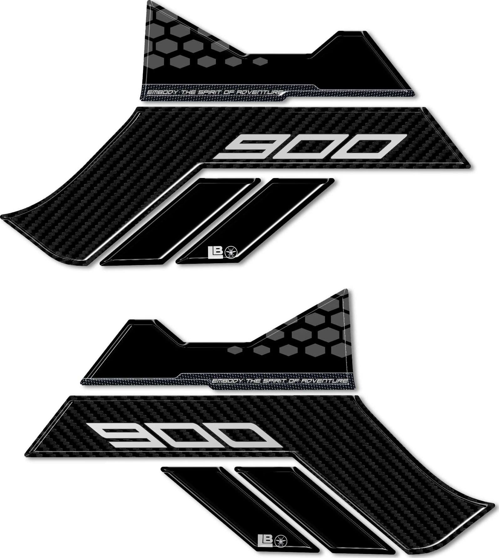 Adesivi Protezioni laterali serbatoio compatibili con Voge Valico 900DSX 2024 in Decalcomanie adesivi e magneti LabelBike - Bibbiano, commercioVirtuoso.it