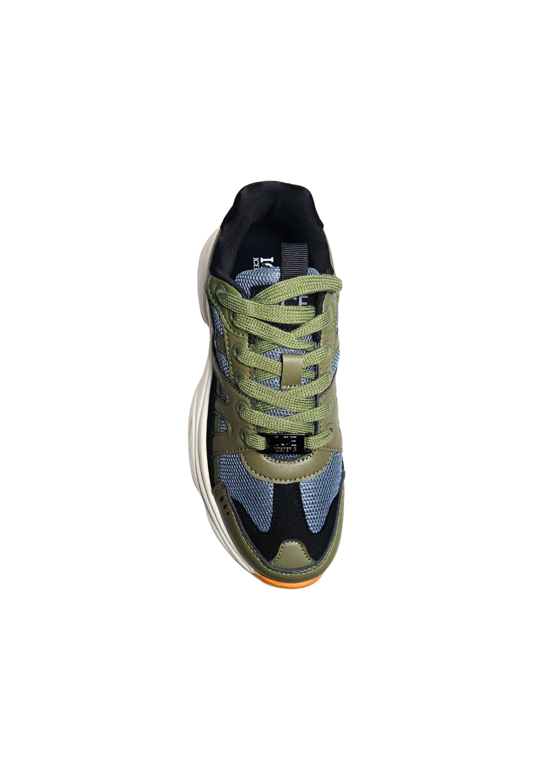 ICEBERG Scarpe Adulto unisex Iceberg Sneakers sportiva color green. Logo laterale, chiusura lacci. da uomo in Scarpe da corsa su strada Drestige - Casamassima, commercioVirtuoso.it