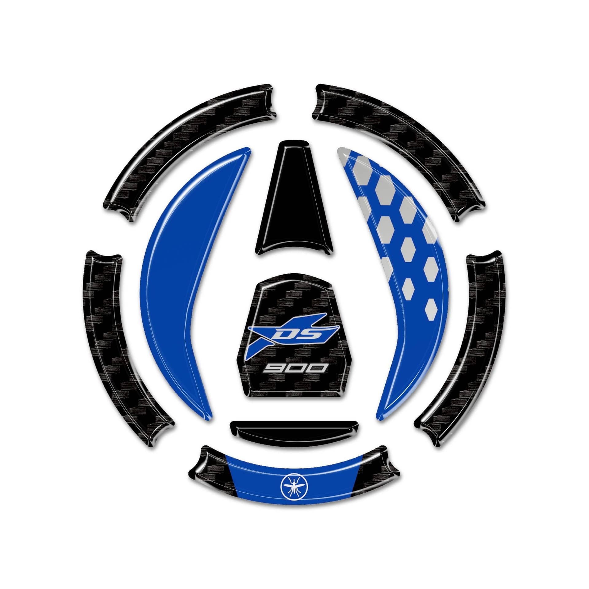 Adesivo Protezione tappo serbatoio moto compatibile con Voge Valico 900DSX 2024 in Decalcomanie adesivi e magneti LabelBike - Bibbiano, commercioVirtuoso.it