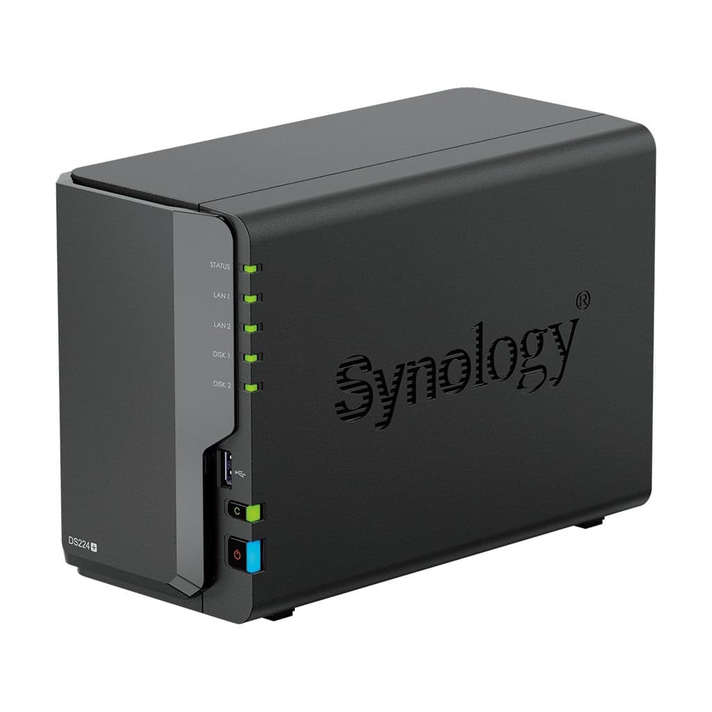 NAS DS224+ Synology Tower 2Bay 2.5"/3.5" SSD/HDD Intel Celeron J4125 2GB DDR4 (up to 6GB) in  Innovamy.it - Milano, commercioVirtuoso.it