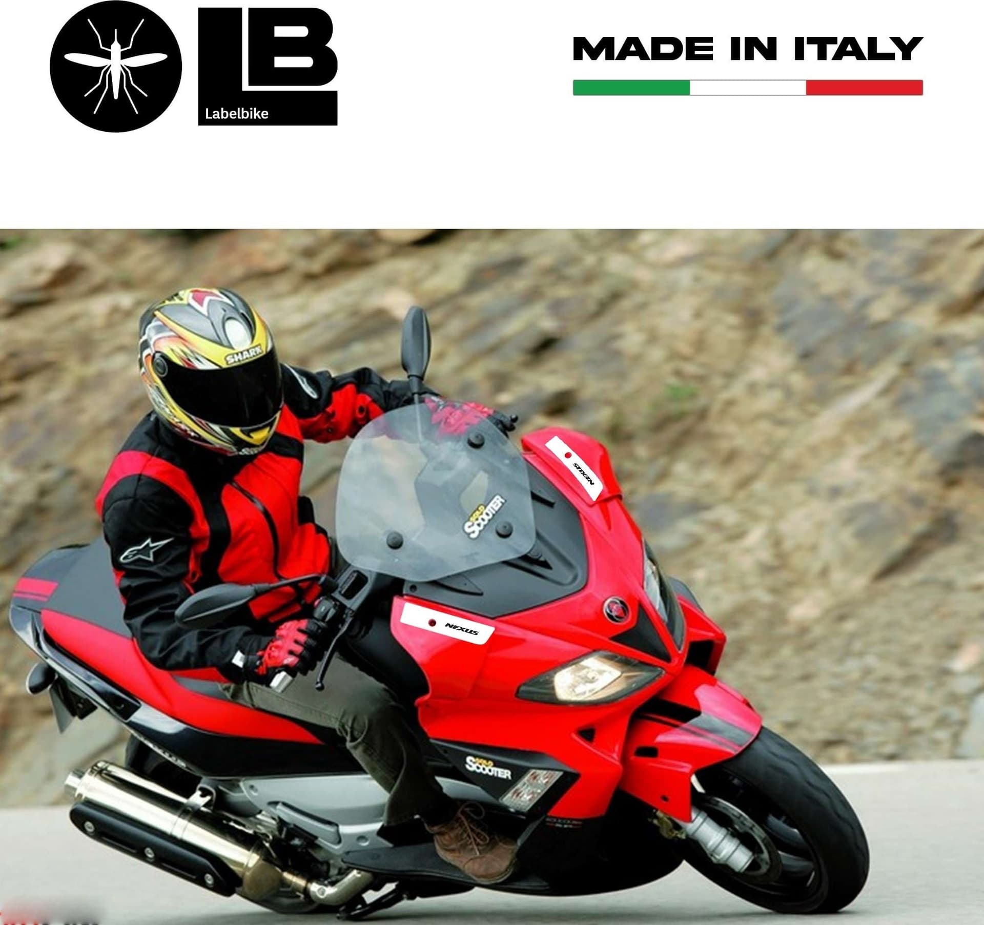 TAPPI SPECCHIETTI 2 ADESIVI RESINATI GEL 3D compatibili per scooter GILERA NEXUS in Pinze freni e accessori LabelBike - Bibbiano, commercioVirtuoso.it