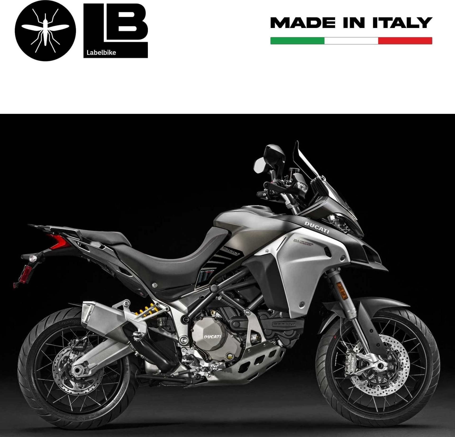 Adesivi 3D Protezioni Serbatoio Moto compatibili Ducati Multistrada 1200 Enduro in Decalcomanie adesivi e magneti LabelBike - Bibbiano, commercioVirtuoso.it