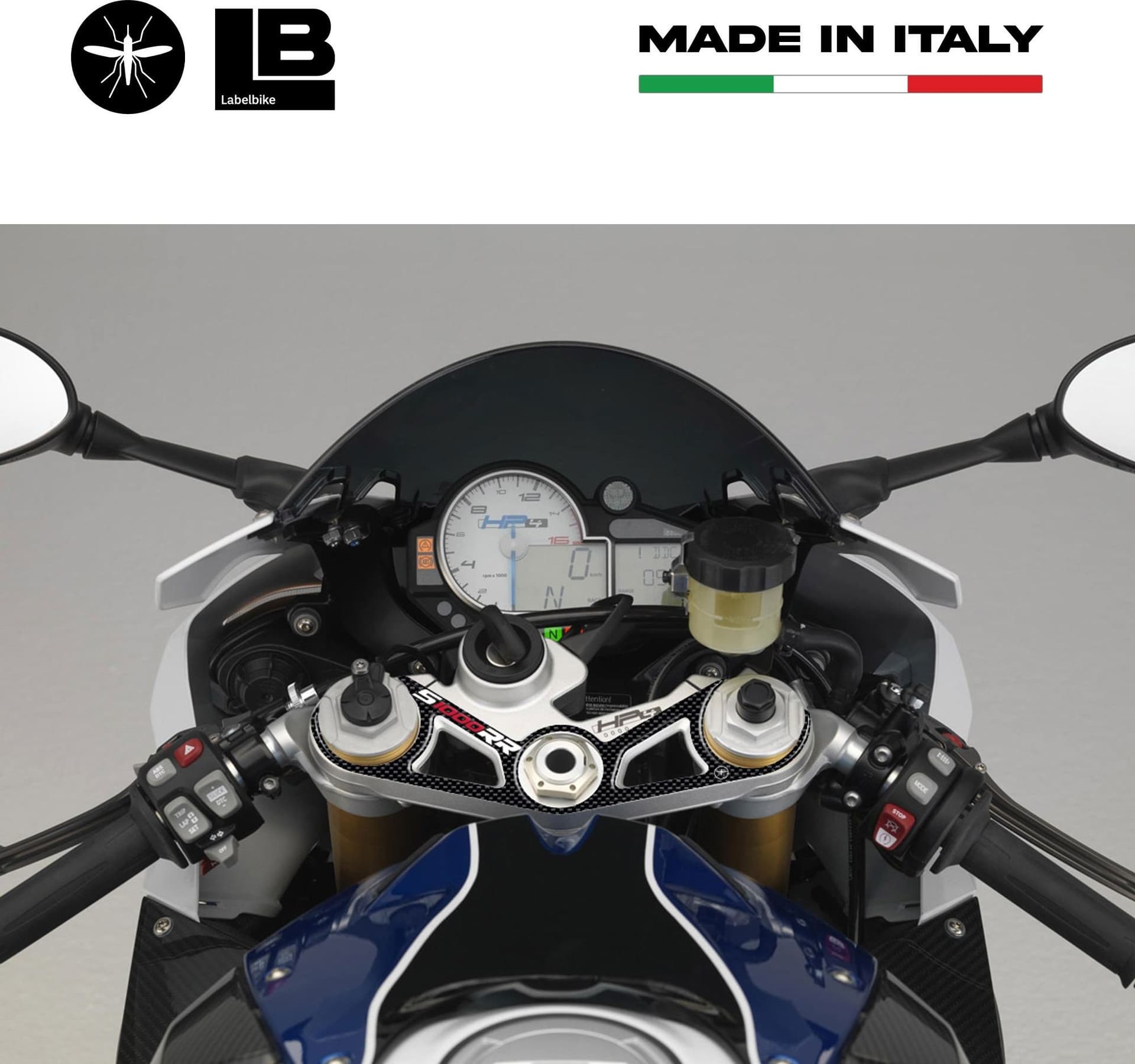 PROTEZIONE 3D gel PIASTRA FORCELLA compatibile per MOTO BMW S1000RR 2012-2014 in Decalcomanie adesivi e magneti LabelBike - Bibbiano, commercioVirtuoso.it