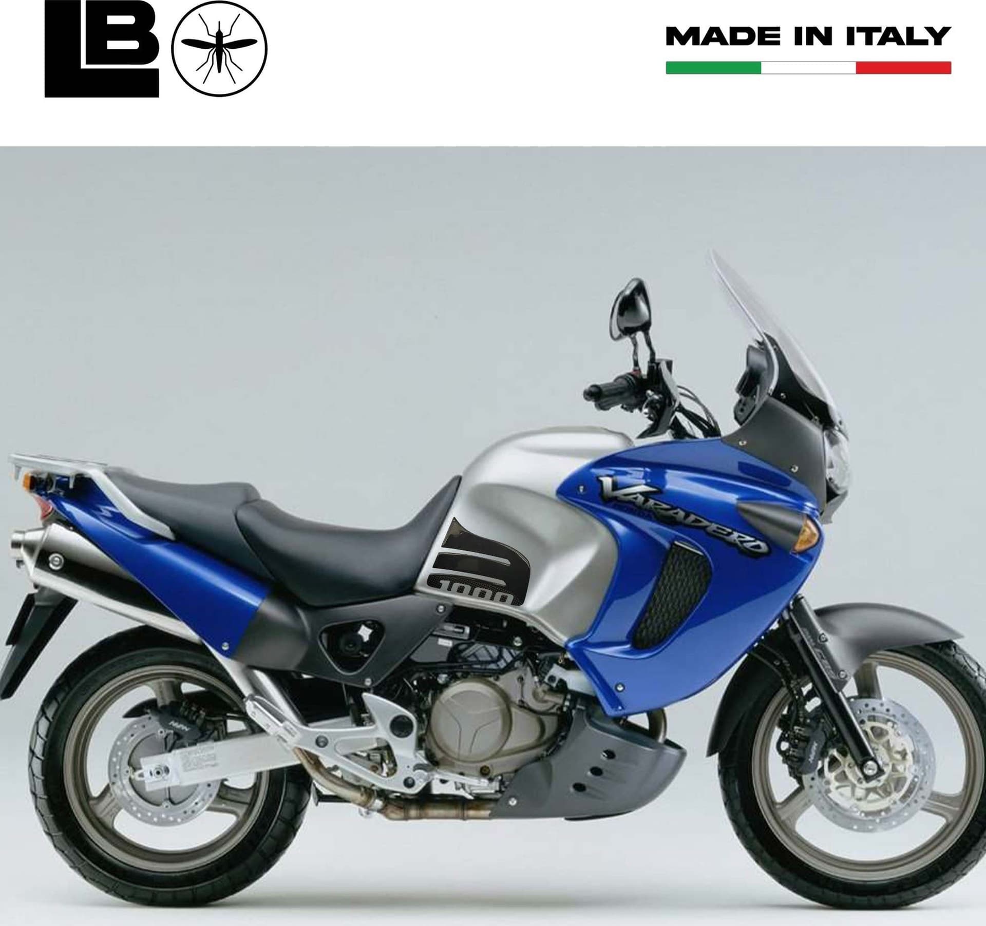 ADESIVI 3D PROTEZIONI LATERALI SERBATOIO compatibili x MOTO HONDA VARADERO 1000 in Paraserbatoio LabelBike - Bibbiano, commercioVirtuoso.it
