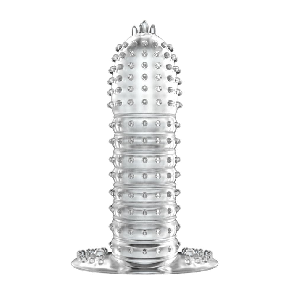 Penis sleeve prolunga fallica per il pene super elastica e trasparente con stimolatori in Guaine e prolunghe per il pene Kondorama - Martinsicuro, commercioVirtuoso.it