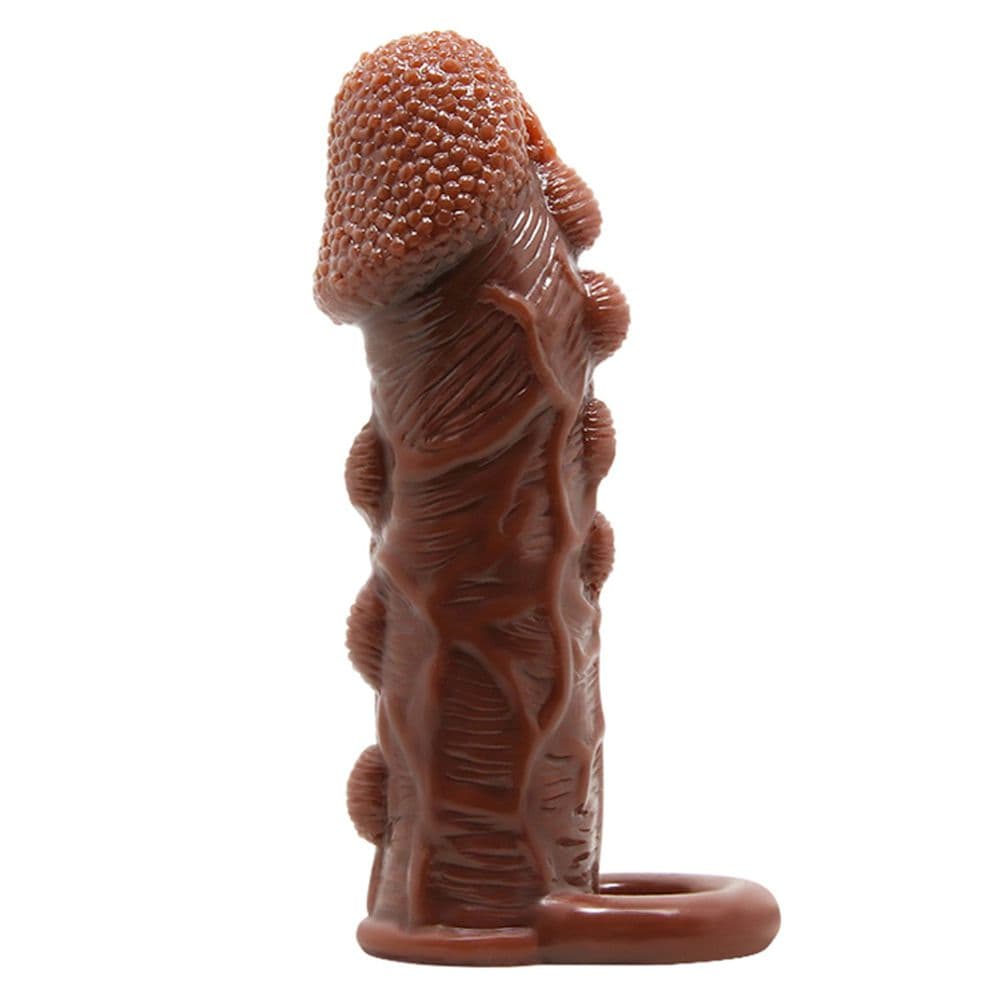 Guaina prolunga fallica per il pene morbida elastica con stimolatori vaginali in Guaine e prolunghe per il pene Kondorama - Martinsicuro, commercioVirtuoso.it