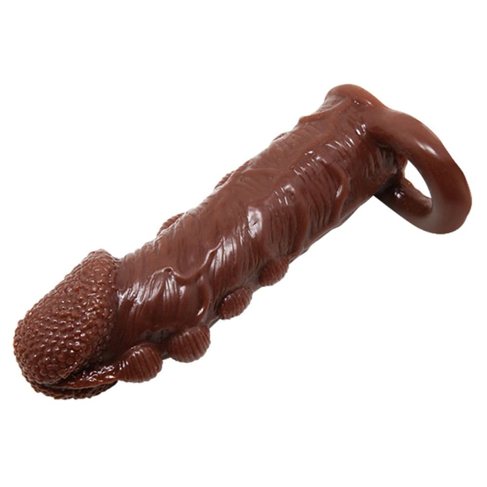 Guaina prolunga fallica per il pene morbida elastica con stimolatori vaginali in Guaine e prolunghe per il pene Kondorama - Martinsicuro, commercioVirtuoso.it