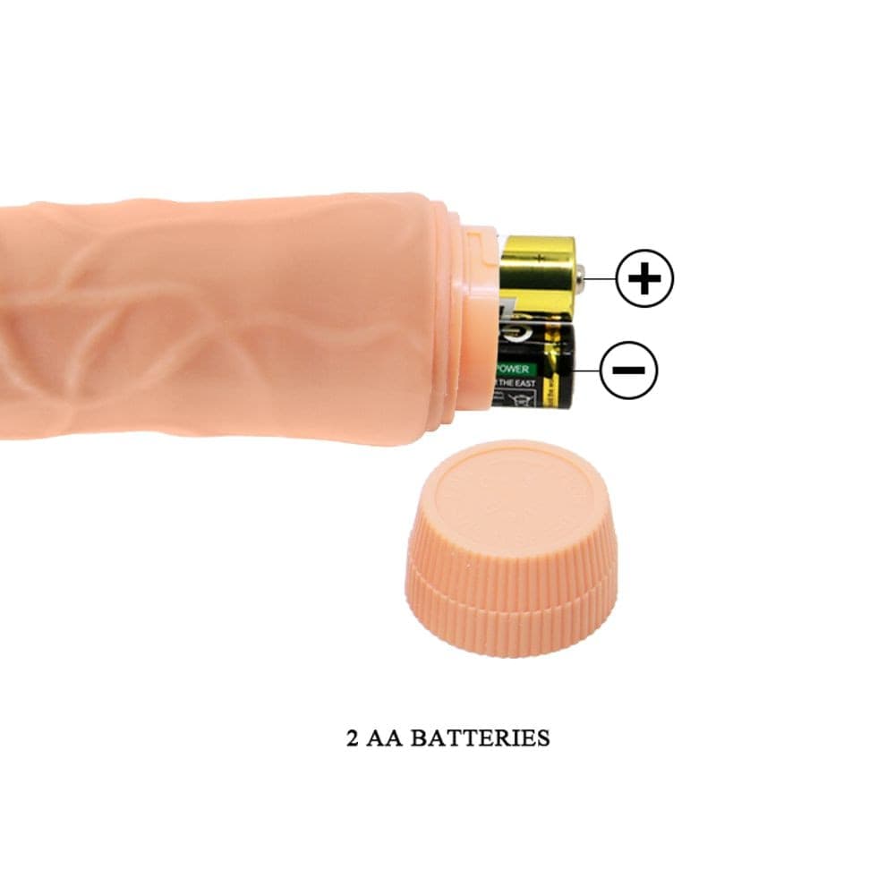 BAILE VIBRATORE REALISTICO ANALE VAGINALE ECONOMICO IN MORBIDO TPR 19,5 CM in Vibratori G-Spot Kondorama - Martinsicuro, commercioVirtuoso.it