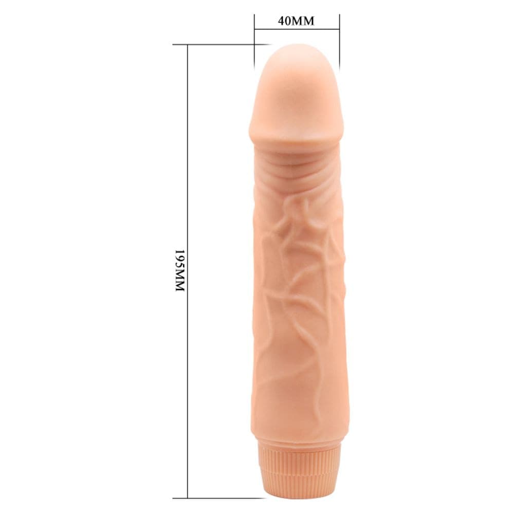 BAILE VIBRATORE REALISTICO ANALE VAGINALE ECONOMICO IN MORBIDO TPR 19,5 CM in Vibratori G-Spot Kondorama - Martinsicuro, commercioVirtuoso.it