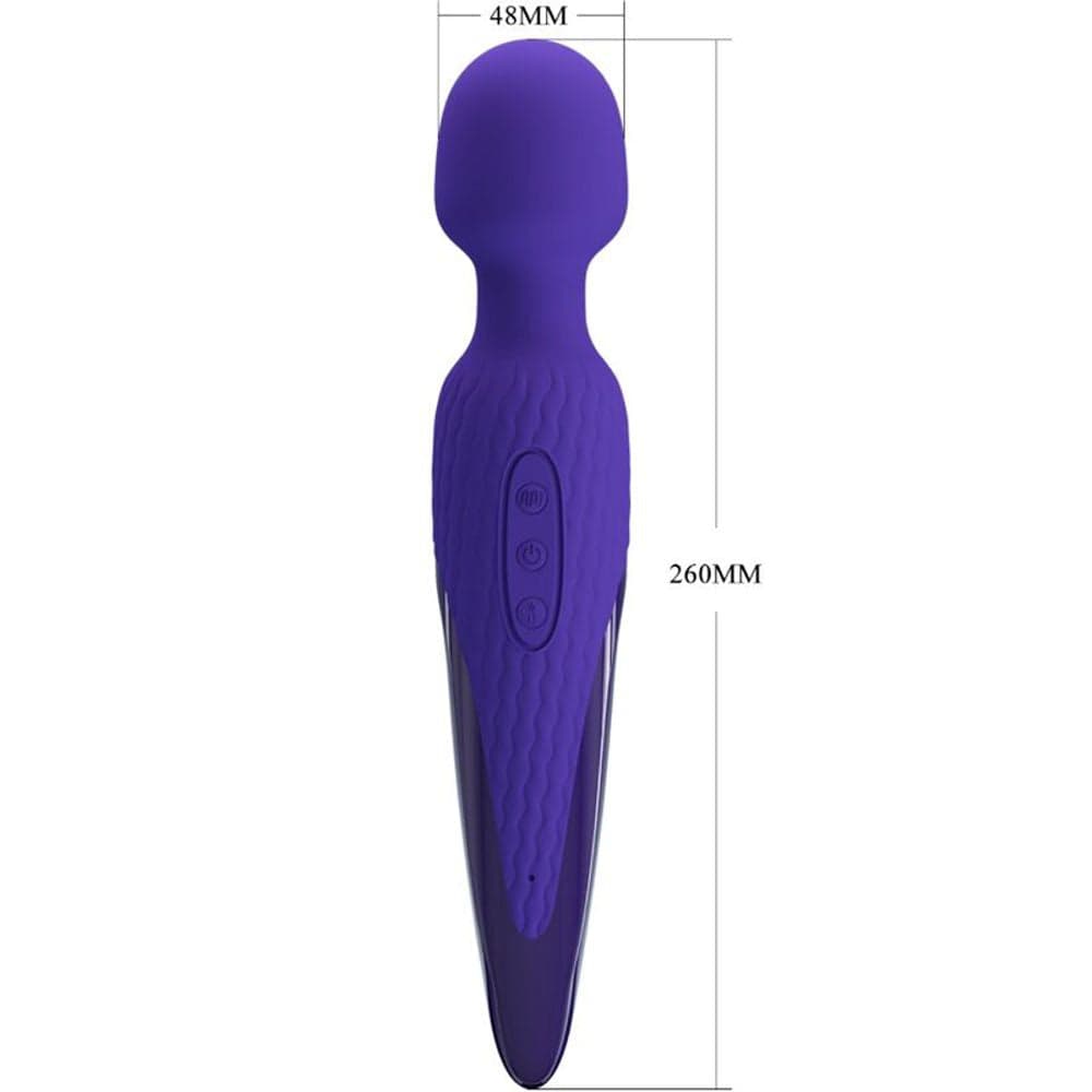 Pretty love massaggiatore in silicone viola auto riscaldante ricaricabile USB in Massaggiatori elettrici manuali Kondorama - Martinsicuro, commercioVirtuoso.it