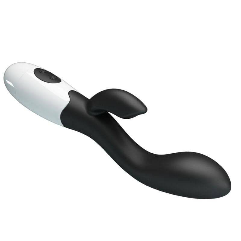 Pretty Love Brighty vibratore rabbit in silicone nero silenzioso 30 funzioni cm 20 x 3 in Vibratori Rabbit Kondorama - Martinsicuro, commercioVirtuoso.it