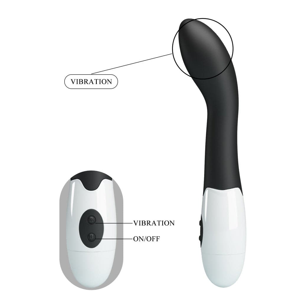 PRETTY LOVE BISHOP vibratore femminile in silicone nero 30 funzioni cm 18 in prodotto Kondorama - Martinsicuro, commercioVirtuoso.it