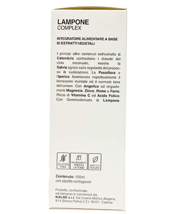 Lampone complex 100ml, Calendula, Iperico, Angelica, Acido folico, Rame, Zinco, disturbi mestruali, regolarità del ciclo in Multivitamine e minerali AlBio Sicily - Misilmeri, commercioVirtuoso.it