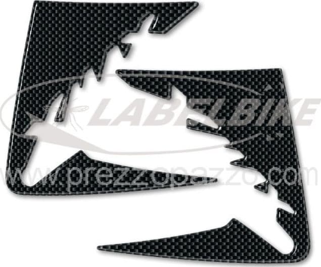 2 ADESIVI-STICKERS 3D gel PARASPIGOLI compatibili per X MAX 400 YAMAHA XMAX 2013-2016 in Decalcomanie adesivi e magneti LabelBike - Bibbiano, commercioVirtuoso.it