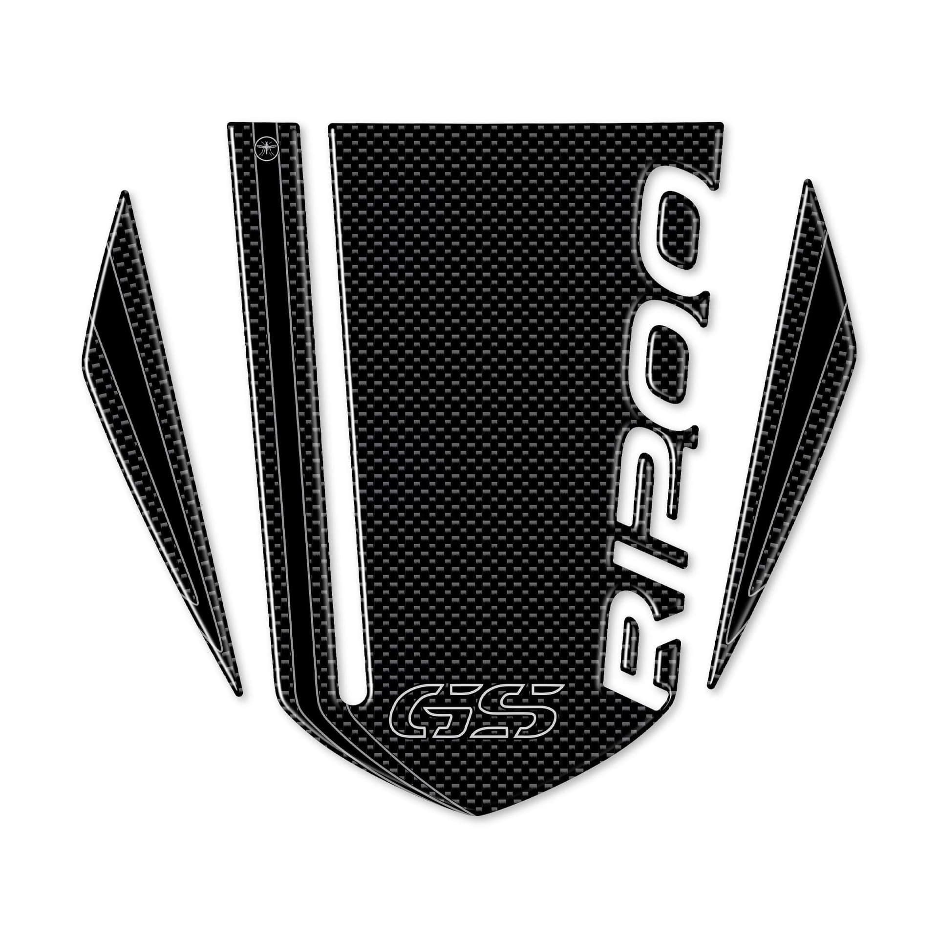 KIT ADESIVI 3D PROTEZIONE CARBON PUNTALE compatibile MOTO BMW GS R1200 2008-2012 in Decalcomanie adesivi e magneti LabelBike - Bibbiano, commercioVirtuoso.it